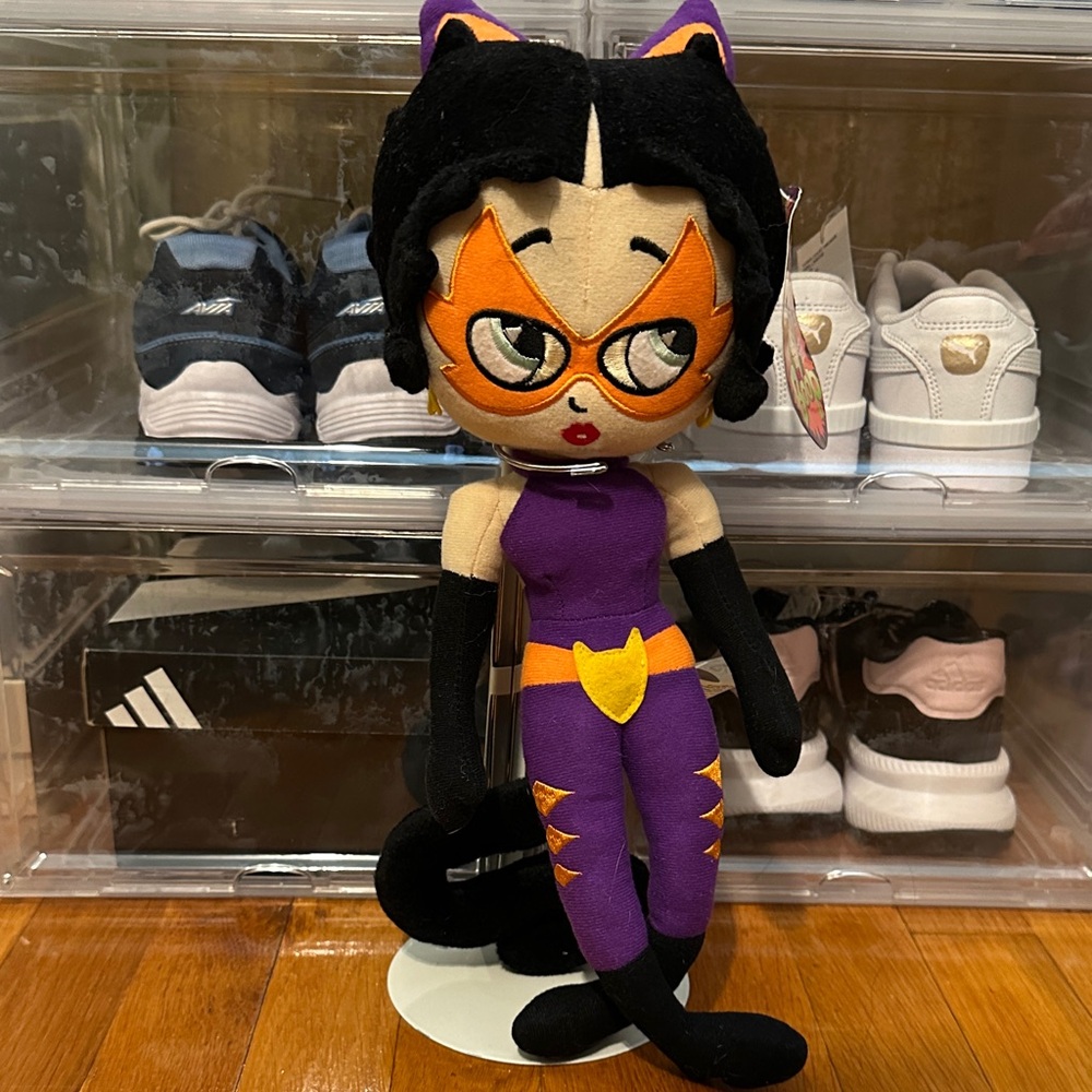 Betty Boop Stuffed Animal - Purple and Orange